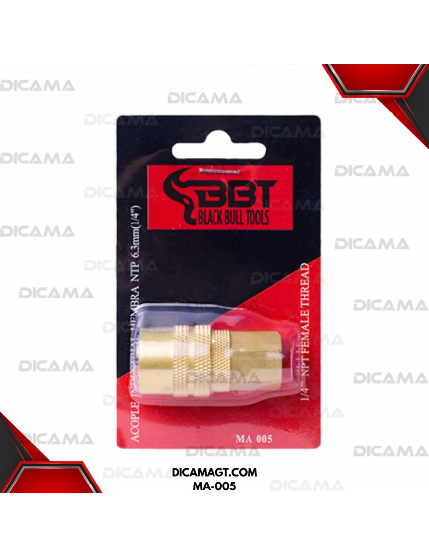 ACOPLE RAPIDO 1/4 NPT BBT MA-005