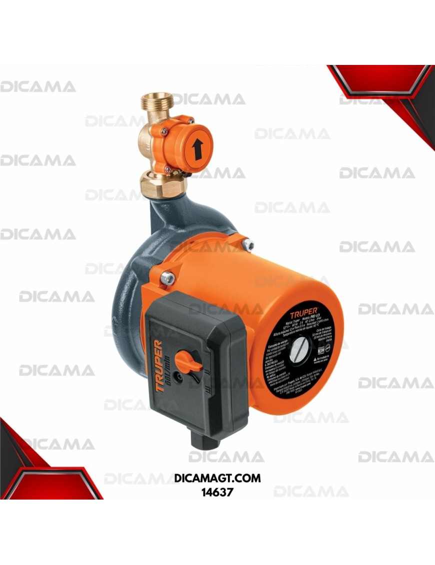 BOMBA DE AGUA CON PRESURIZADOR DE 1/3 HP TRUPER 14637