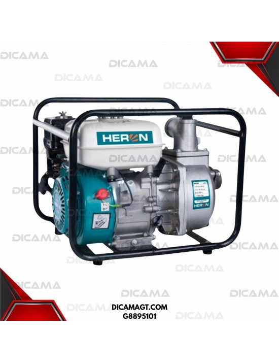 BOMBA DE AGUA 2 GASOLINA 5.5 HP 600L/MIN HERON G8895101