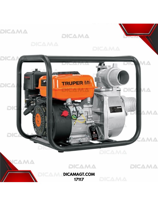 BOMBA DE AGUA 3* GASOLINA 7 HP TRUPER 17117