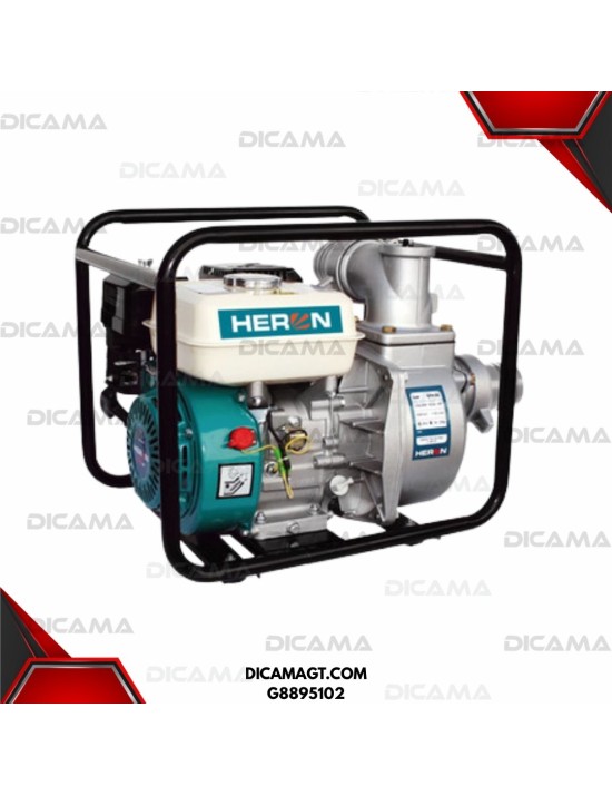 BOMBA DE AGUA 3 GASOLINA 6.5HP 1100L/MIN HERON G8895102