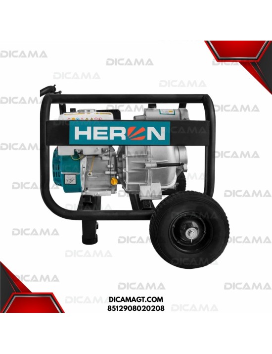 BOMBA DE AGUA 3* GASOLINA 6.5 HP SEMISOLIDO 1300 LXM HERON G8895105