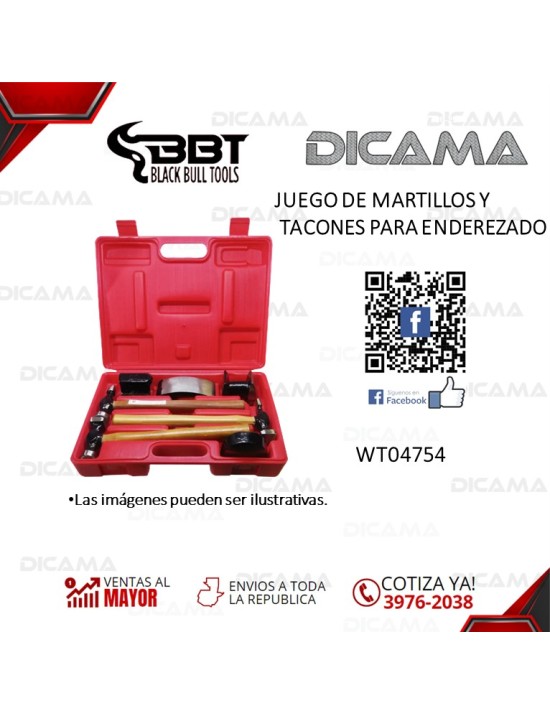 MARTILLOS JGO TACONES PARA ENDEREZADO