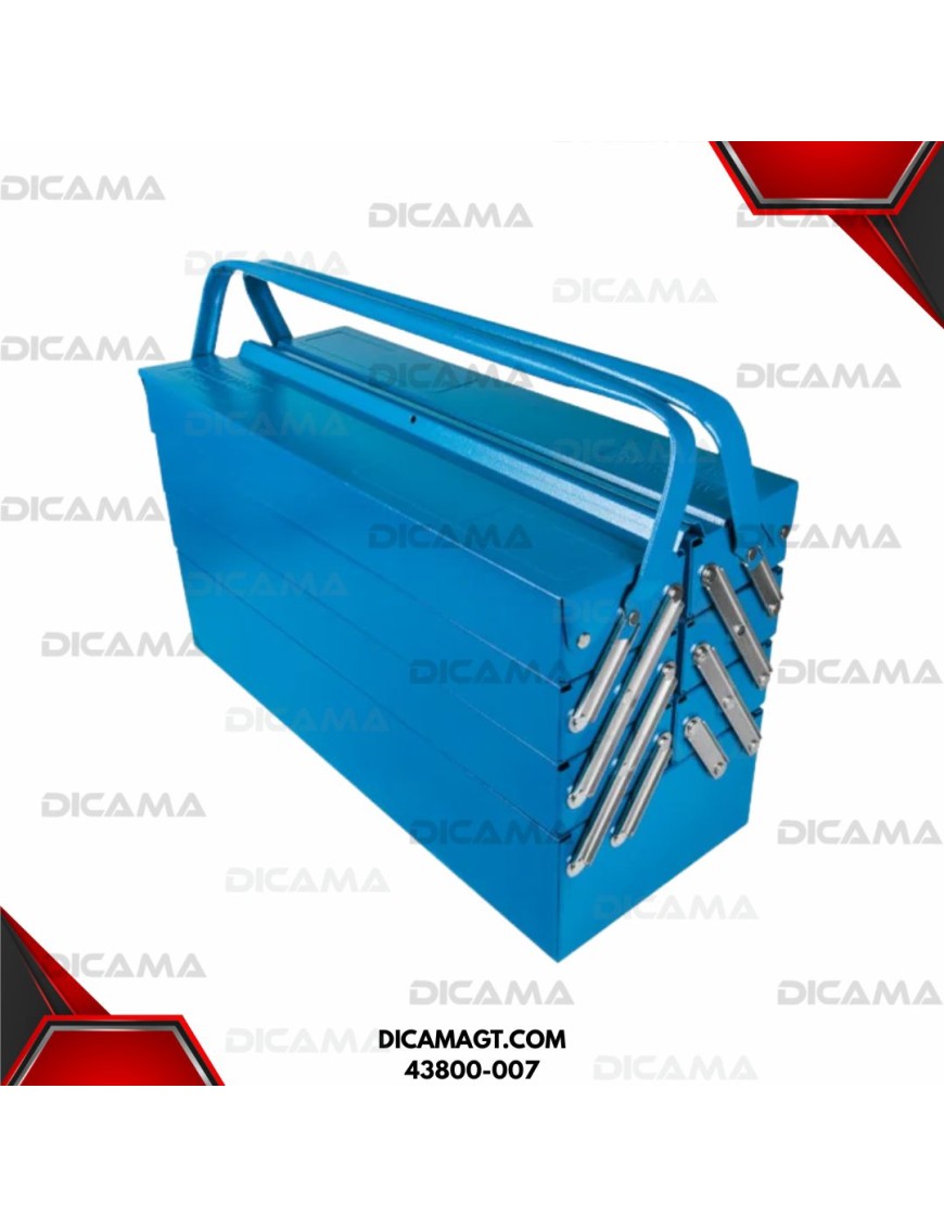 CAJA HERRAMIENTA METAL 7 CAJONES AZUL TRAMONTINA 43800-007