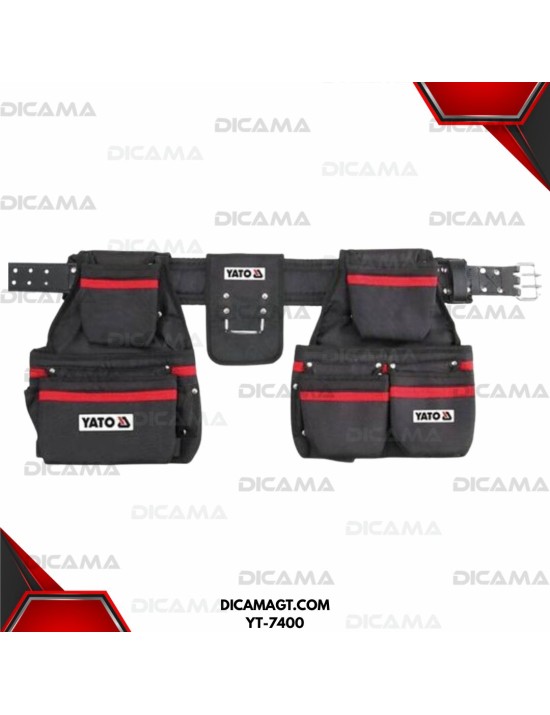 CINCHO PORTA HERRAMIENTAS 21 COMPARTIMIENTOS YATO YT-7400