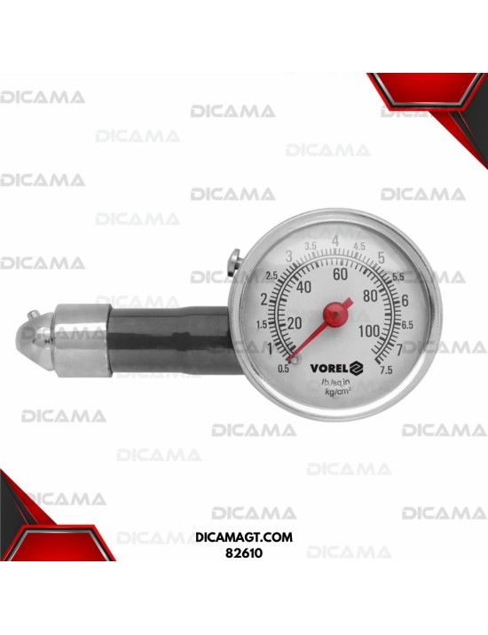 CALIBRADOR DE AIRE CON RELOJ VOREL 82610