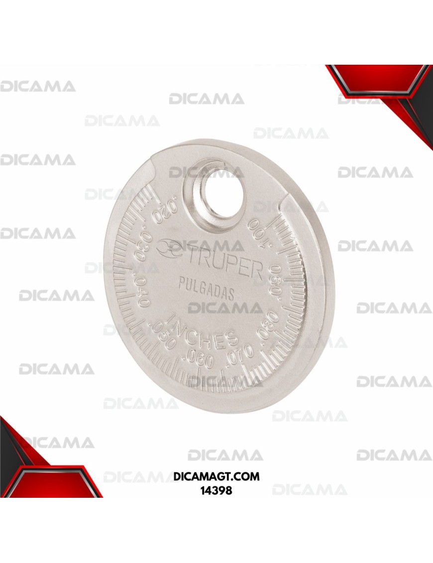 CALIBRADOR CANDELAS REDONDO TRUPER 14398
