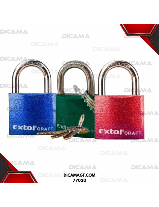 CANDADO 38 MM EC EXTOL 77020