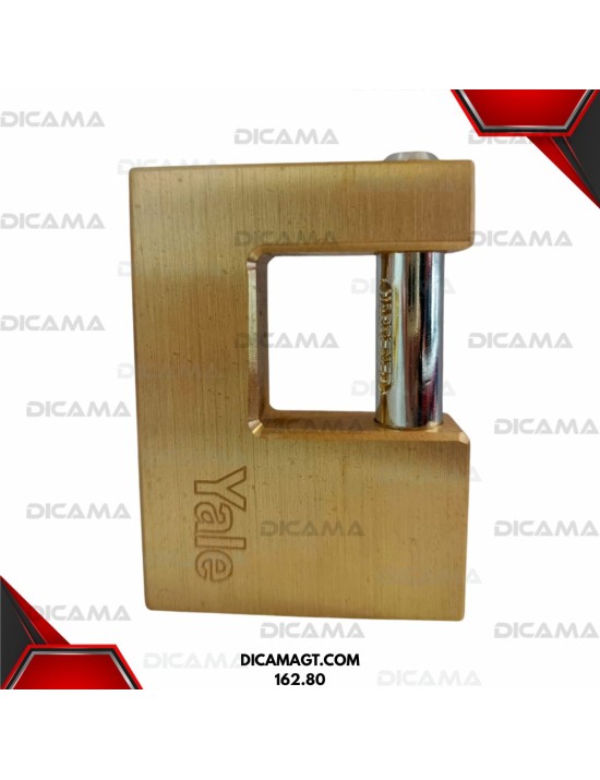 CANDADO 80MM DE CORTINA LATON 162- YALE 162.80