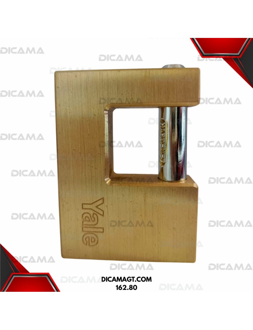 CANDADO 80MM DE CORTINA LATON 162- YALE 162.80