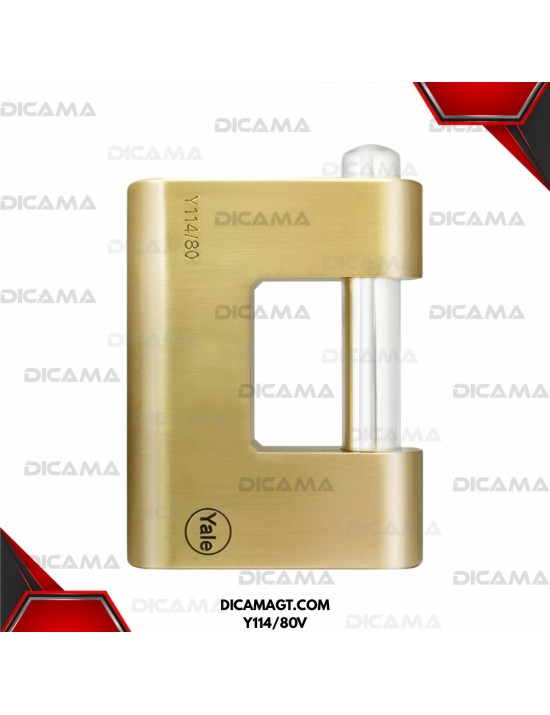 CANDADO 80MM CORTINA SERIE 114 VIS YALE Y114/80V