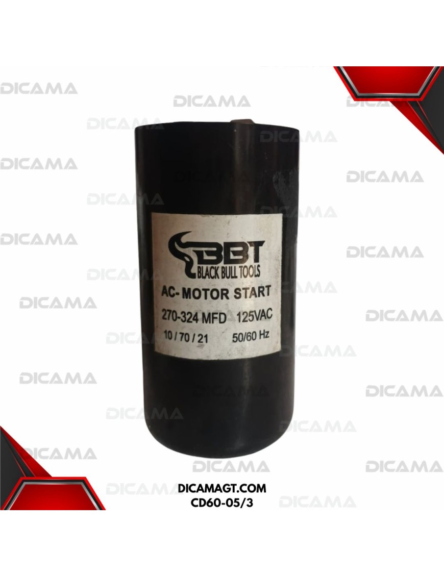 CAPACITOR 270-324 UF 125VAC BBT CD60-05/3