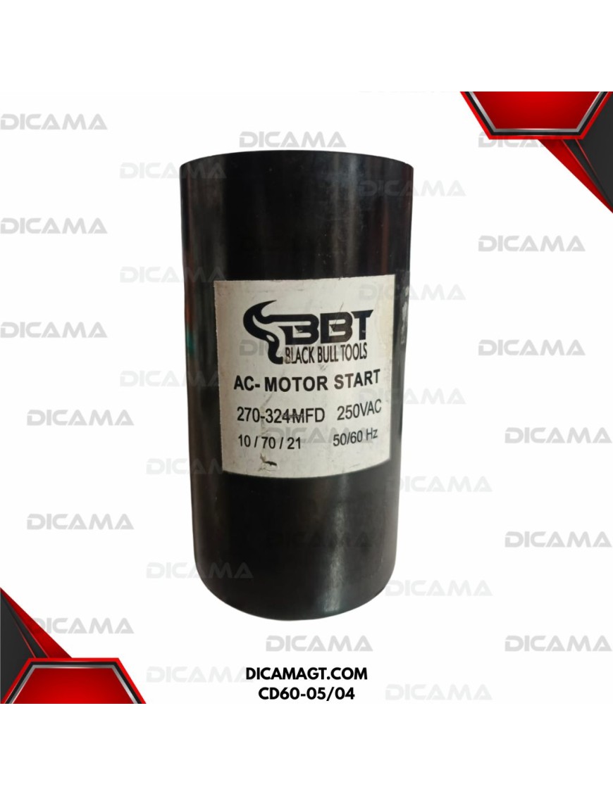 CAPACITOR 270-324 UF 250VAC BBT CD60-05/04