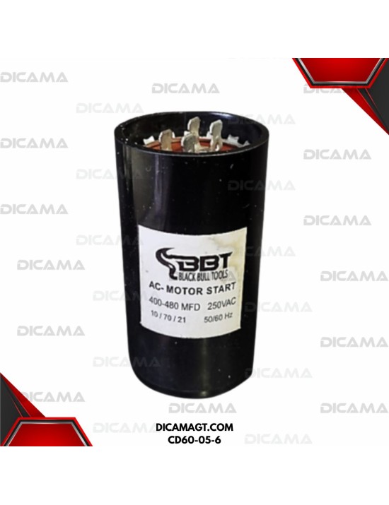 CAPACITOR 400-480 UF 250VAC BBT CD60-05-6