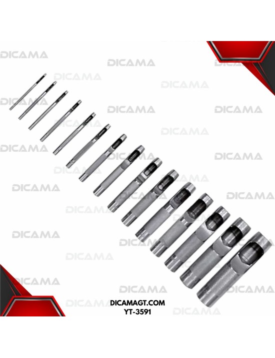 SACABOCADOS DE GOLPE 15PCS YATO YT-3591