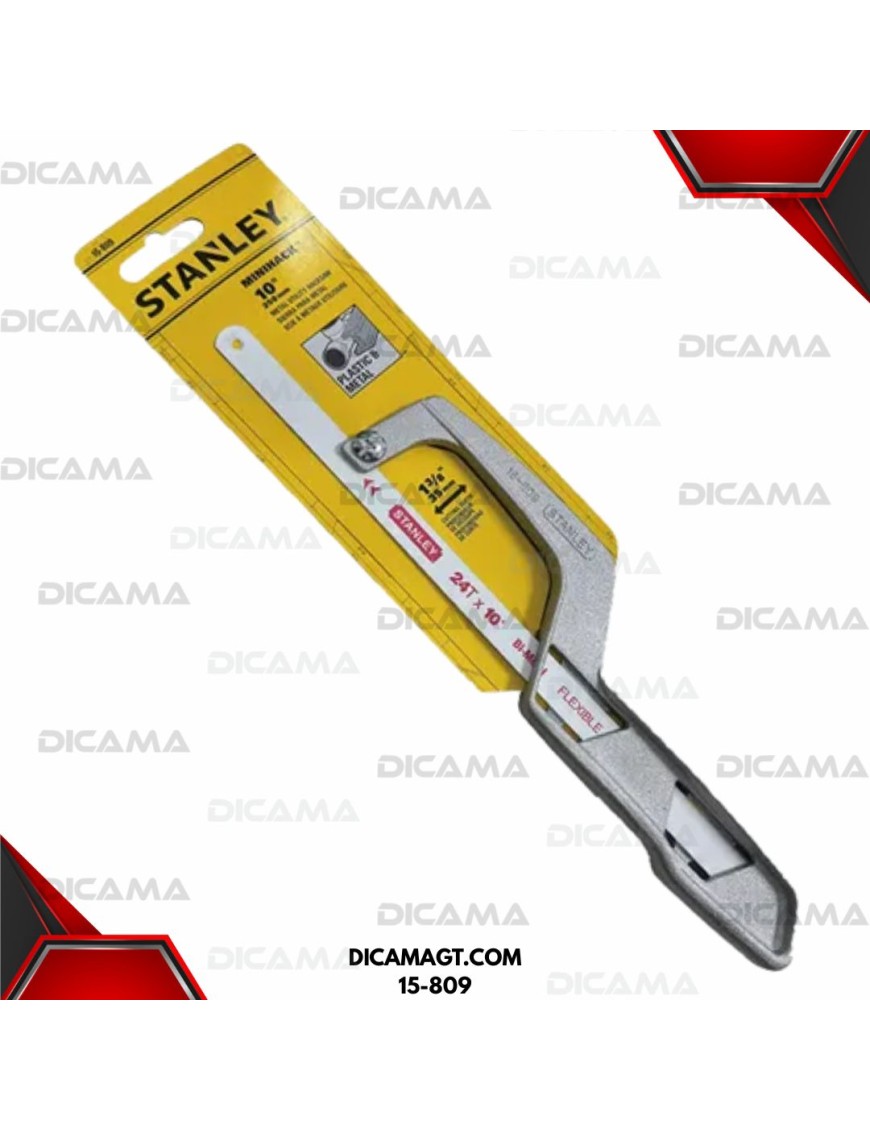 MINI ARCO DE SIERRA PROFESIONAL 10PULG CON HOJA DE SEGUETA STANLEY 15-809