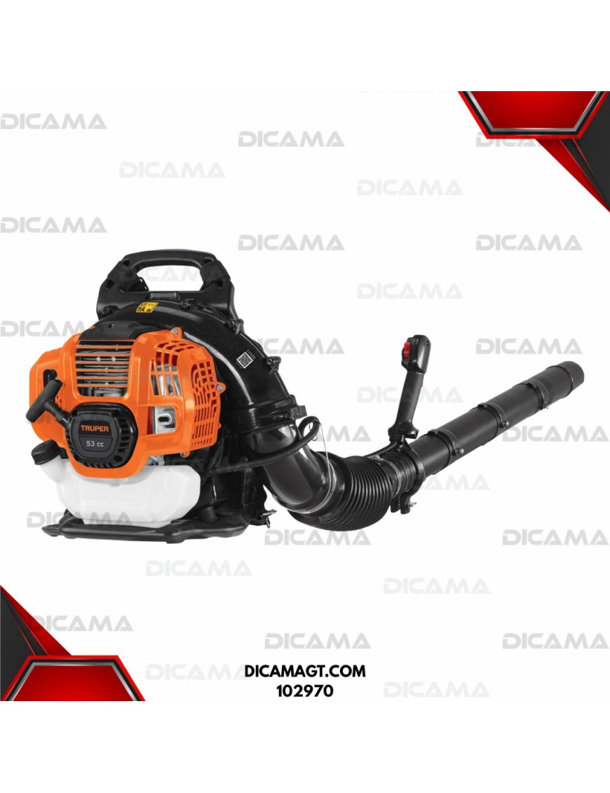 SOPLADORA TIPO MOCHILA GASOLINA 53CC TRUPER 102970
