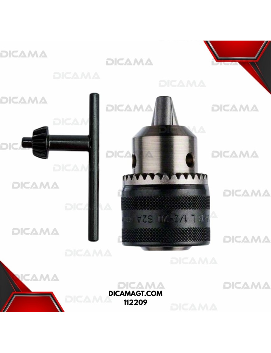 MANDRIL DE 3/8 9.52MM CON LLAVE AKSI 112209