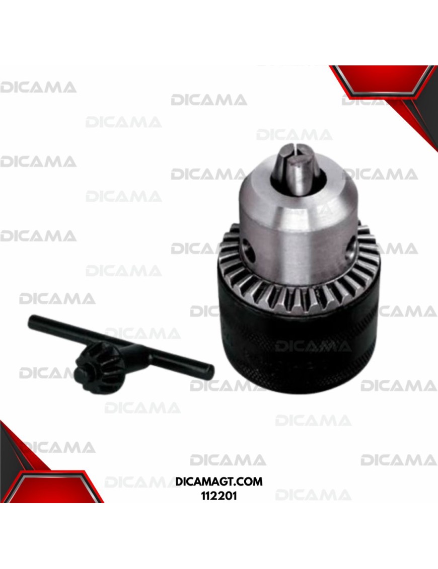 MANDRIL DE 1/2 12.7 MM CON LLAVE AKSI 112201