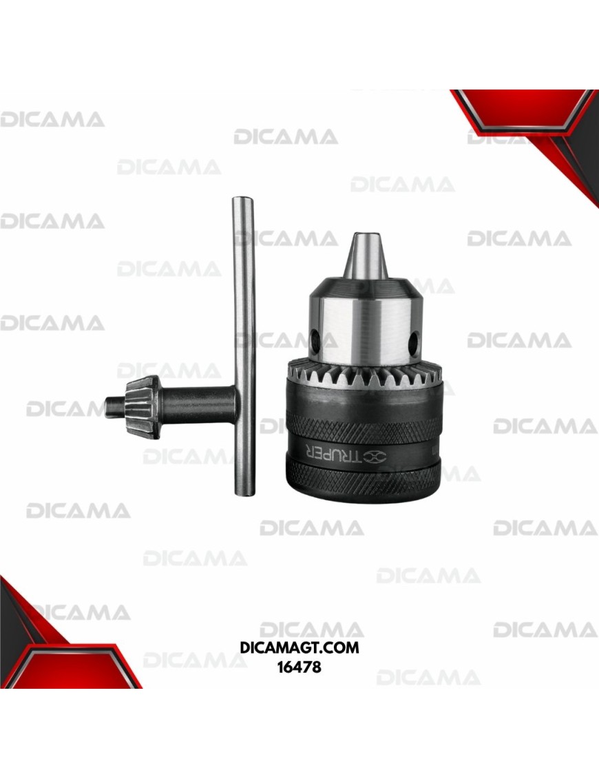 MANDRIL DE 1/2 CON LLAVE TRUPER 16478