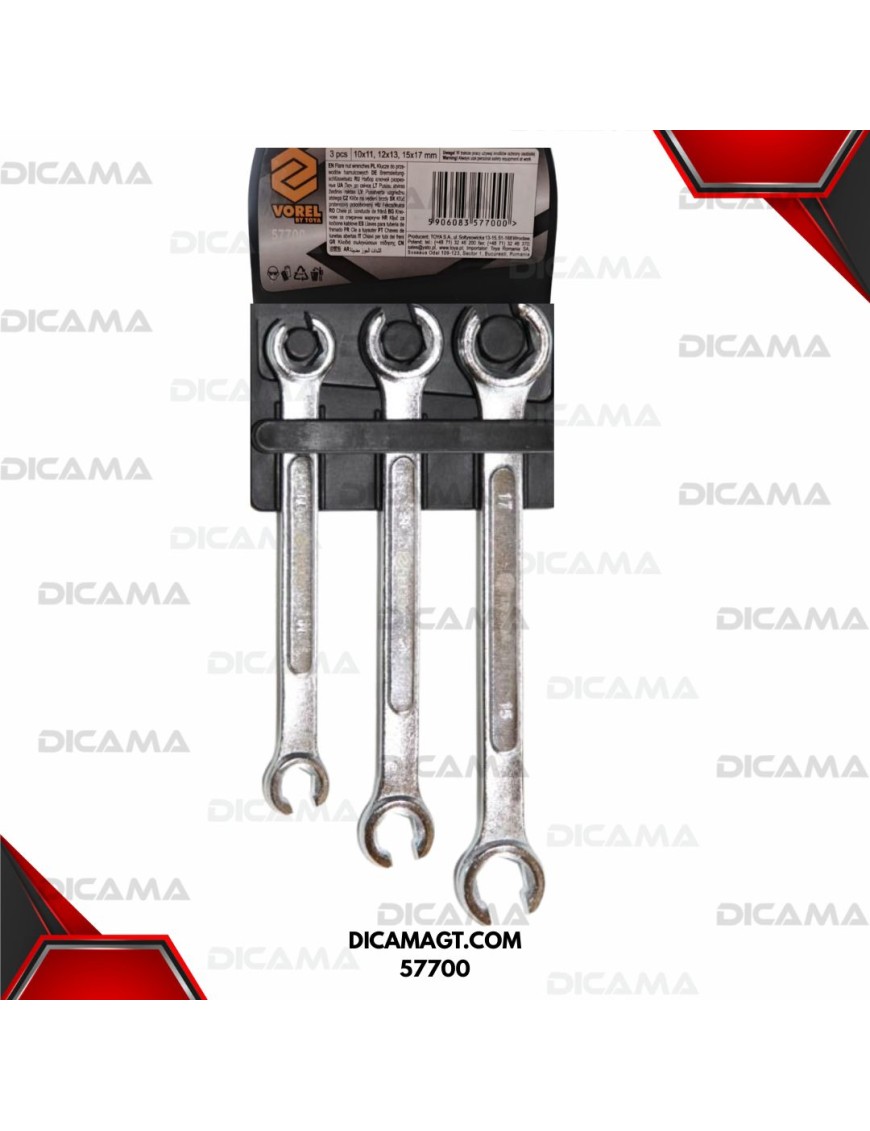 LLAVES JUEGO 3 PZAS PARA FRENOS YATO 57700
