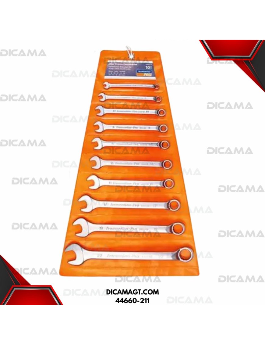 LLAVES JUEGO 11 PZAS COLA/CORONA 6-22MM TRAMONTINA 44660-211