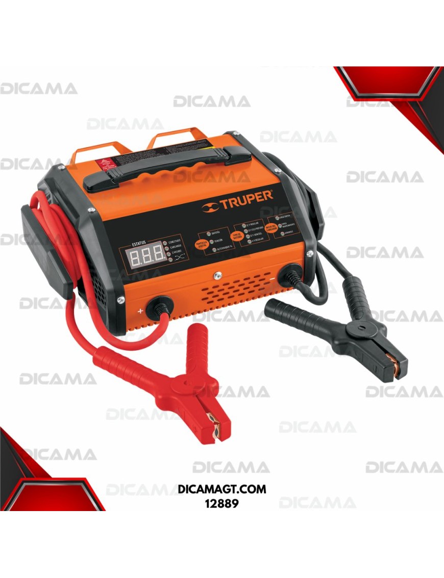 CARGADOR DE BATERIAS 75 AMPERIOS 12 VOLTIOS TRUPER 12889