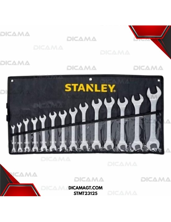 LLAVES JUEGO 14 PZAS COLA/COLA 6MM-32MM STANLEY STMT23125