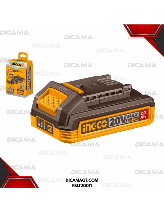 BATERIA LITHIUM-ION 20V/2.AH INGCO FBLI20011