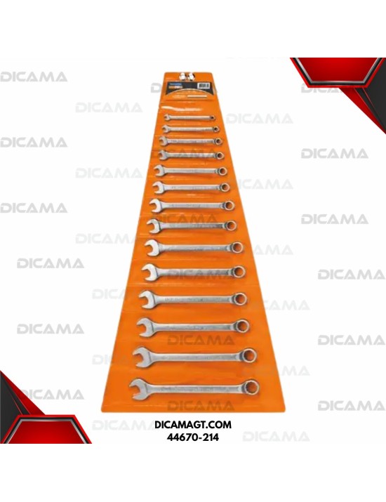 LLAVES JUEGO 14 PZAS COLA/CORONA 1/4A 1 TRAMONTINA 44670-214