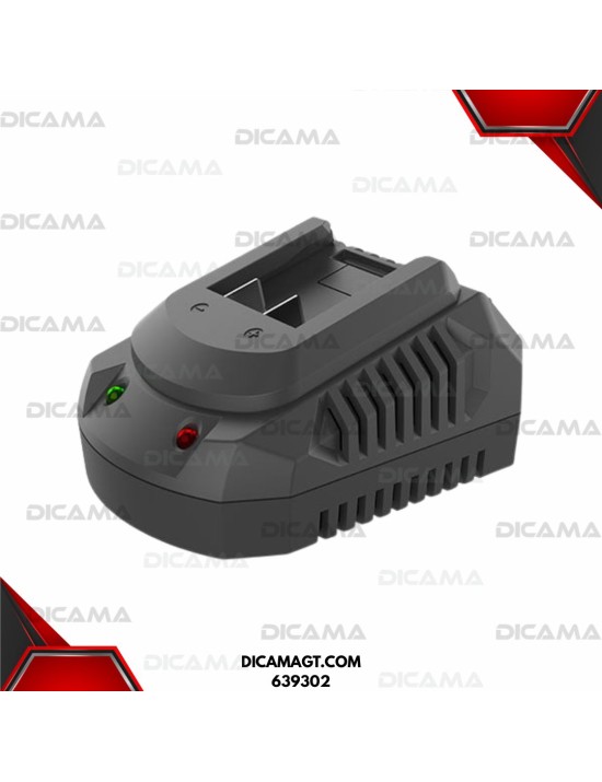 CARGADOR DE CARGA RAPIDA LI-ION 20V 2.0AH WOKIN 639302