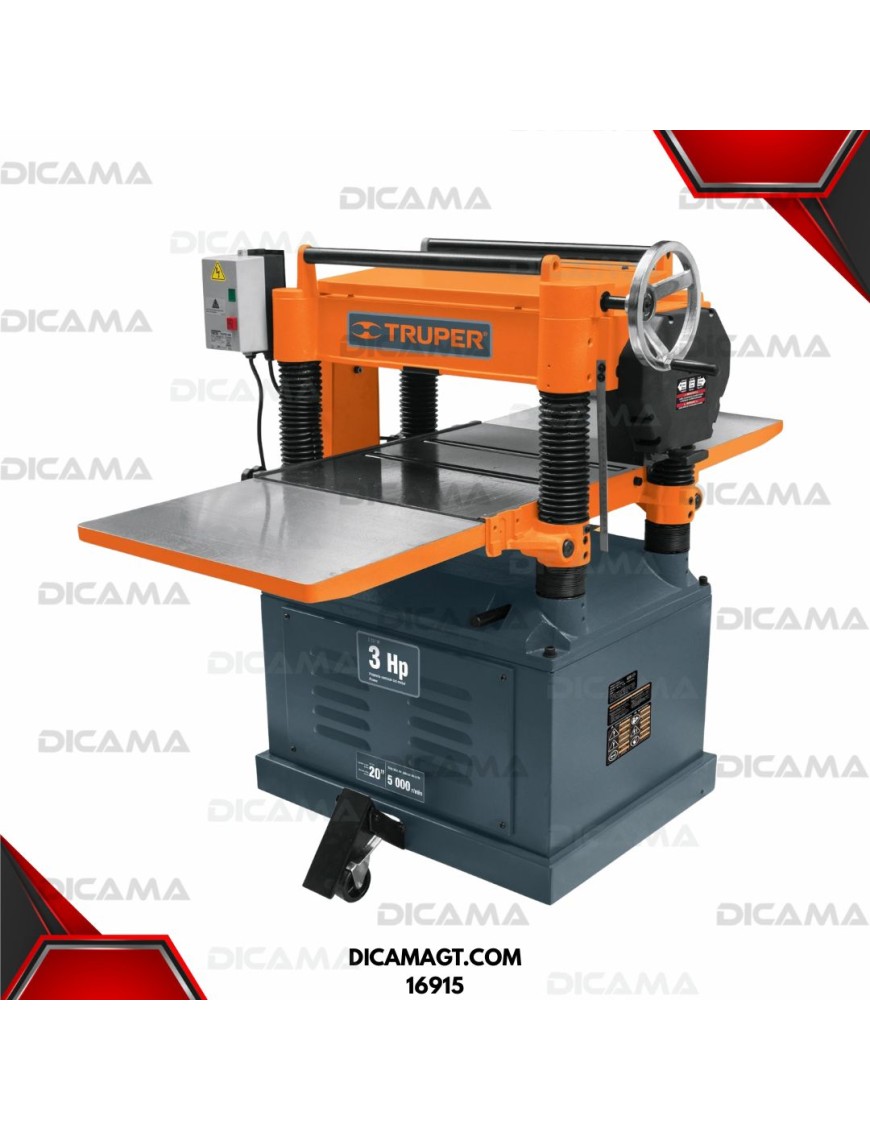 CEPILLADORA DE PISO PARA MADERA DE 20 3HP TRUPER 16915