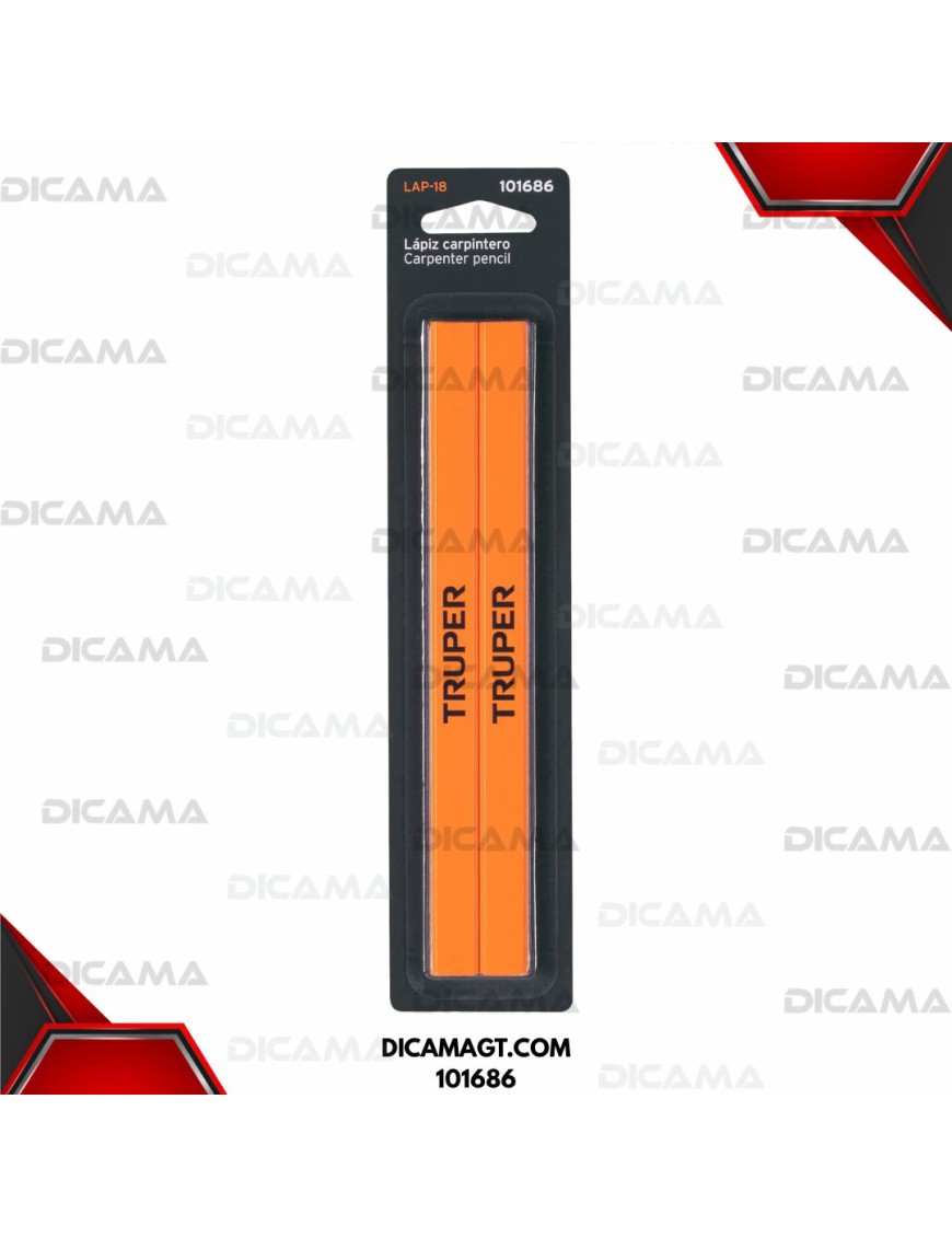 LAPICES PARA CARPINTERO 2 PZAS 18 CM TRUPER 101686