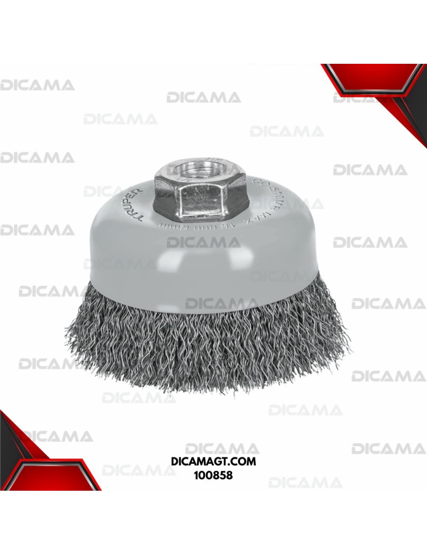 CEPILLO CONICO TORCHADO 4 ONDULADO FINO MULTI-ROSCA TRUPER 100858