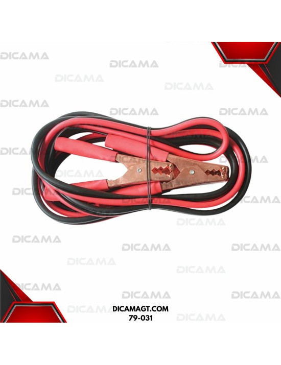 CABLES PASA CORRIENTE BATERIAS 3.66MTS 250 AMP CALIBRE 8 STANLEY 79-031