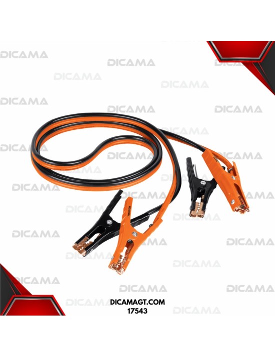 CABLES PASA CORRIENTE BATERIAS 3MTS 225 AMP CALIBRE 8 TRUPER 17543