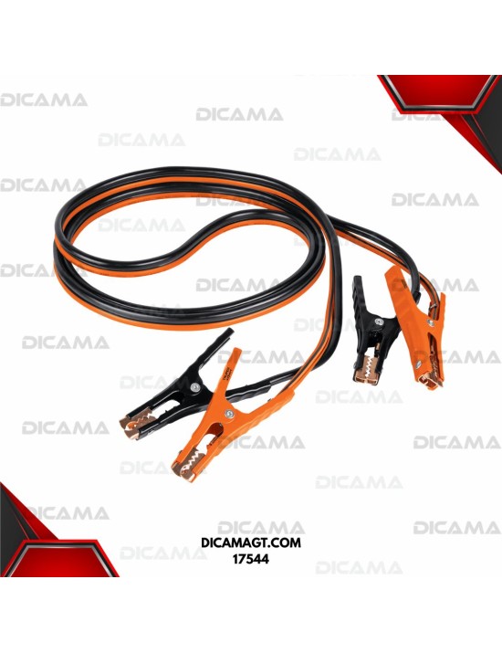 CABLES PASA CORRIENTE BATERIA 3.5 M 350 AMP CALIBRE 6 CON FUNDA EXPERT TRUPER 17544