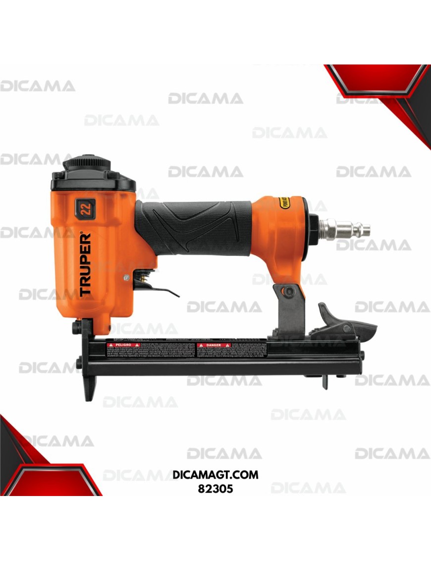 CLAVADORA ENGRAPADORA NEUMATICA CALIBRE 22 TRUPER 13177