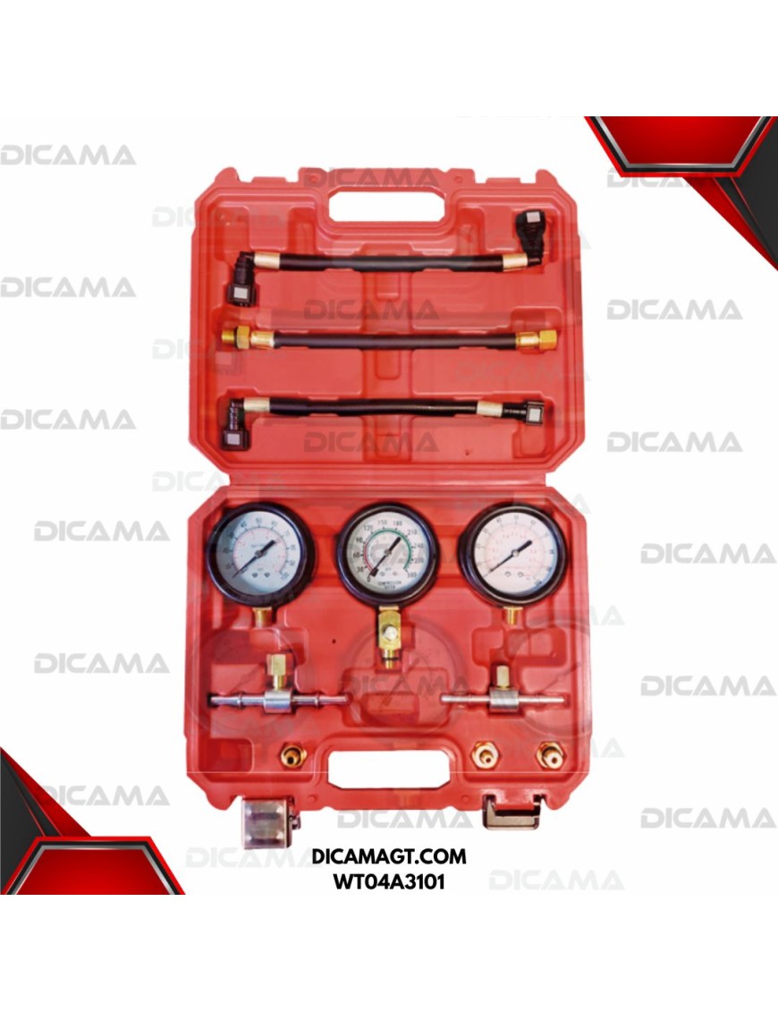 COMPRESIMETRO DE GASOLINA Y MEDIDOR EFI PARA MOTOCICLETAS BBT WT04A3101