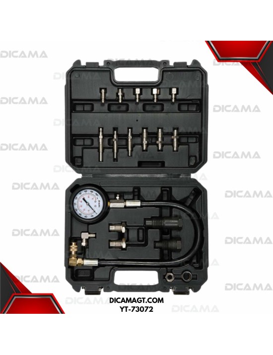 COMPRESIMETRO DE DIESEL PARA MOTORES SET 19PCS YATO YT-73072