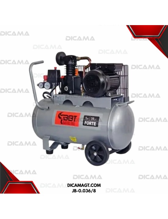COMPRESOR AIRE 1 HP 30 LTS 36LITS/MIN 115 PSI FORTE BBT JB-0.036/8