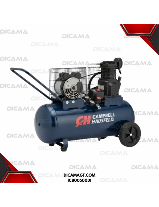 COMPRESOR AIRE 2 HP 80 LITROS SILENCIOSO CAMPBELL HAUSFELD IC800500DI