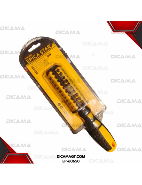 PUNTAS JGO 31 PZAS DESARMADOR EPICA STAR EP-60650