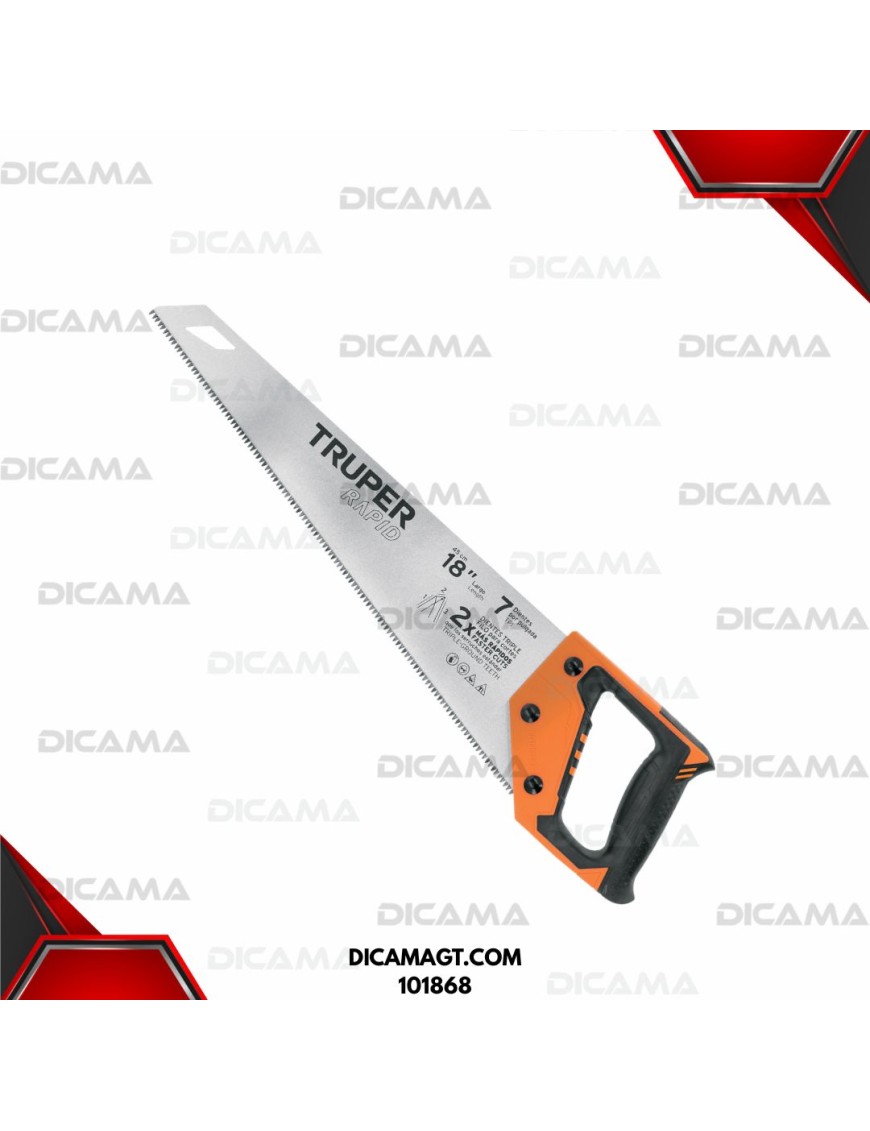 SERRUCHO 18 RAPID 7 DPP MANGO COMFORT GRIP TRUPER 101868