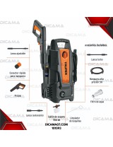 HIDROLAVADORA ELECTRICA 1500 PSI TRUPER 101593