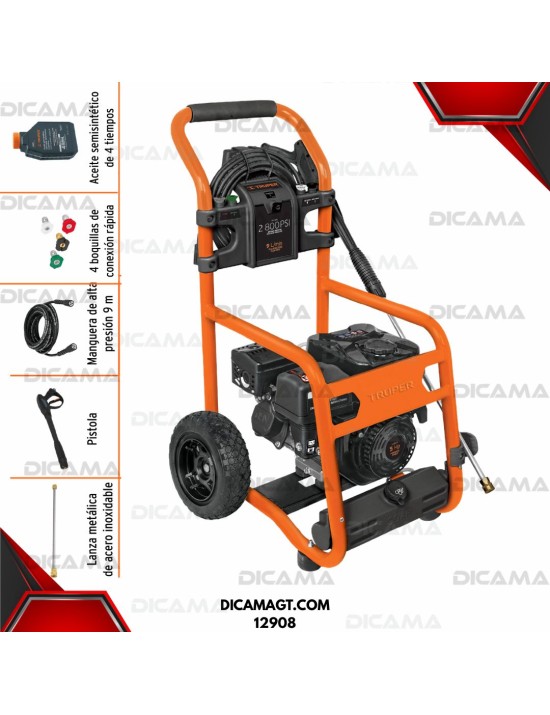 HIDROLAVADORA GASOLINA 2800 PSI 5 HP TRUPER 12908