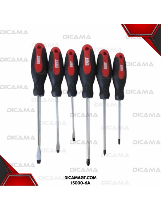 DESARMADOR JGO 6 PZS BBT 15000-6A