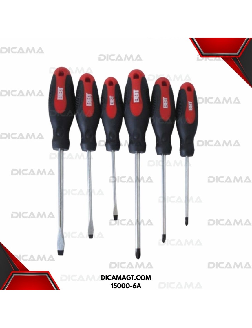 DESARMADOR JGO 6 PZS BBT 15000-6A