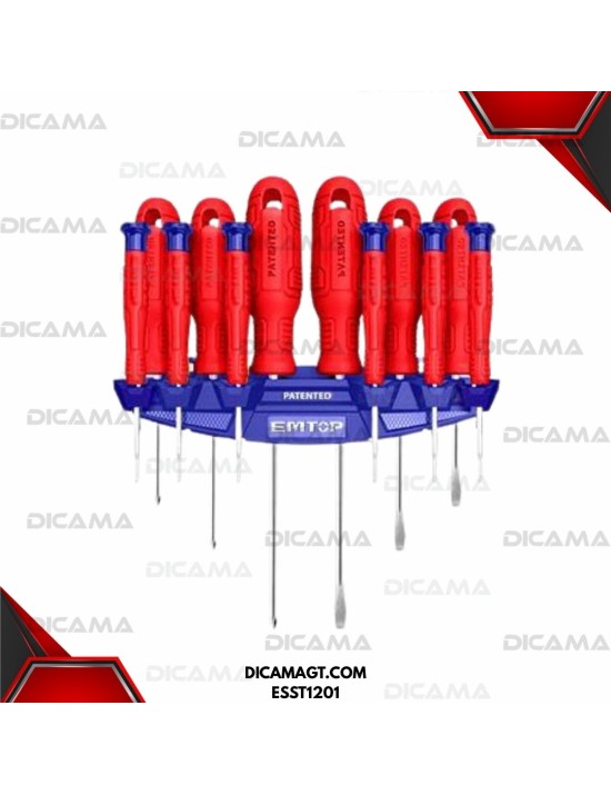 DESARMADOR JGO 12 PZS EMTOP ESST1201