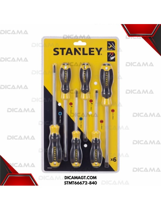 DESARMADOR JGO 6 PZS STANLEY STMT66672-840
